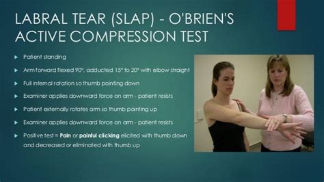 shoulder labrum special tests